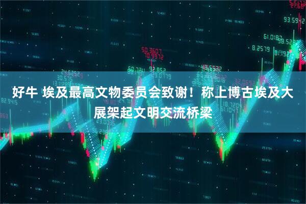 好牛 埃及最高文物委员会致谢！称上博古埃及大展架起文明交流桥梁